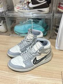 Authentic AJ1 Dior High Oblique Uk7 US8 EU41