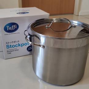 Toffi brand 12-quart stainless steel stockpot