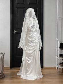 long dress kahwin