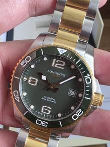 Longines Hydroconquest 2 Tone Green *41mm