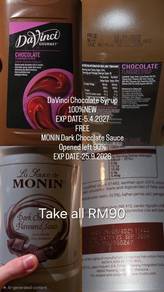 Davinci Chocolate Syrup free Monin Chocolate Syrup