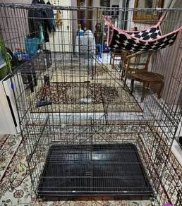 Sangkar Mudah Pasang 3 Tingkat