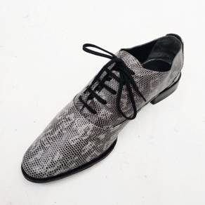 Alexander Wang Ingrid Lizard-Embossed Oxfords