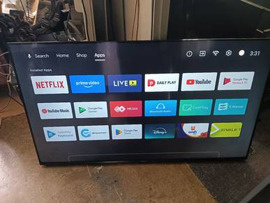PRISM+ Q55QE 55-inch 4K UHD android tv elok lagi 