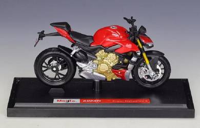 Maisto 1-18 Ducati Super Naked V4S Red Motorcycle