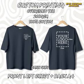 Custom Logo Oversized T-Shirt Heavyweight