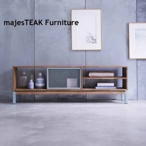 Teak Metal Tv Cabinet -Zoro
