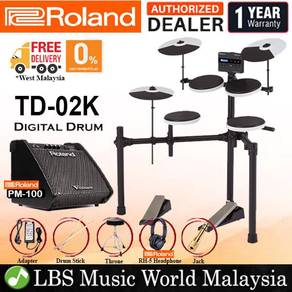 Roland TD-02K Digital V-Drums Electronic & Amp