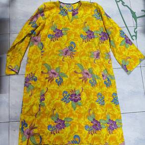 baju kurung floral 