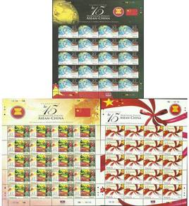 Mint Stamp Sheet Asean China Dialogue Relations 06