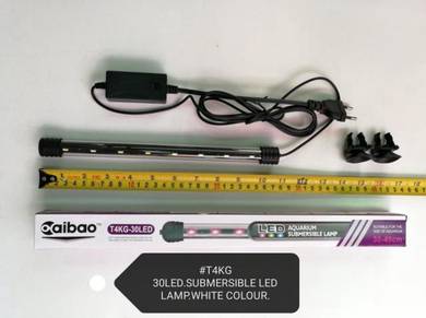 T4KG-30LED Submersible Lamp White Fish Aquarium