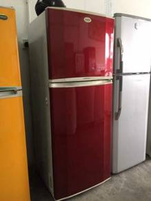 Samsung 2 doors Red fridge Peti Sejuk Ais