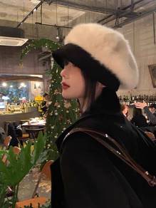 Winter and autumn fashion hat- big head waist
