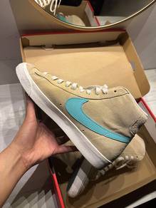 Nike Blazer Mid ’77 Suede – Khaki/Light Blue