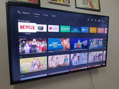 Haier android tv 4k uhd 55inci