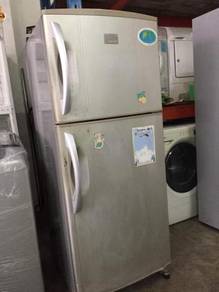 Fridge 2 Doors Sanyo Refrigerator Peti Sejuk Ais