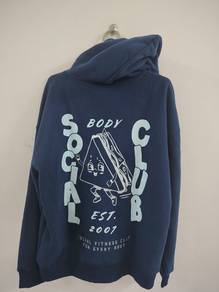 Cotton On Social Body Club Dark Blue Hoodie