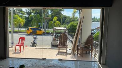 INSTALL GLASS WALL l pasang dinding kaca l