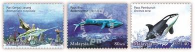 Mint Stamp Endangered Marine Life Malaysia 2015