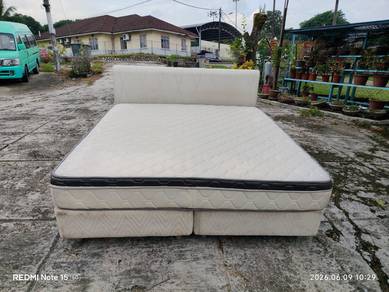 Katil Divan King Siap Tilam
