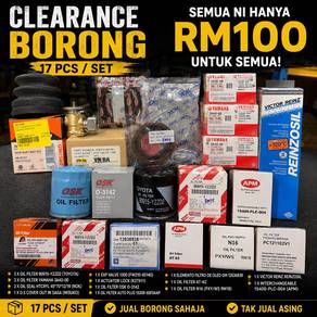 borong spare parts & oil filter – semua