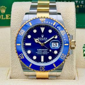 Rolex Submariner Date Half Gold Blue 126613LB