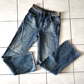 CELINE Dylan Flared Jeans In Union Wash