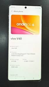Vivo v40 5g 12g ram + 512g storage