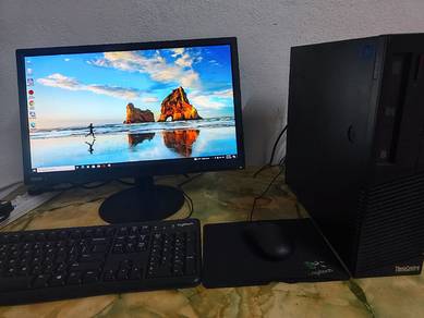 Set PC Lenovo i5 4th Gen 8gb Ram + SSD