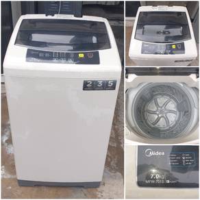 Auto Midea washer washing machine mesin basuh 7-kg