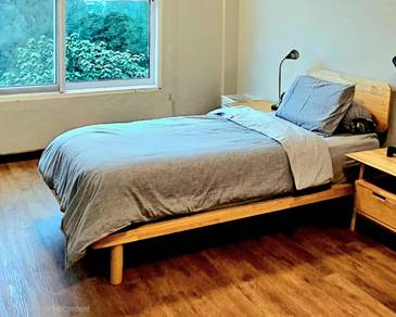 Super Single Muji Style Bedframe with Mattress
