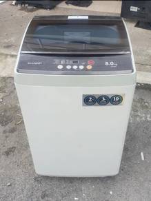Jenama sharp washing machine 8kg