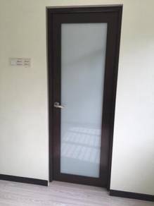 Swing Door Office (Aluminium-Kaca)