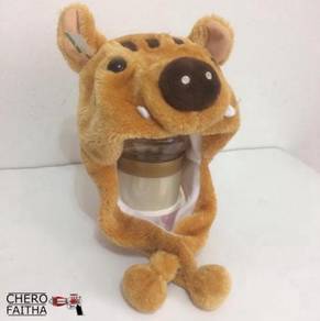 CRFT1537 hog animal kid hat cap costume topi kostu