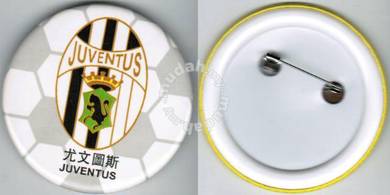 Juventus Italy Football Club FC Button Badge 58mm