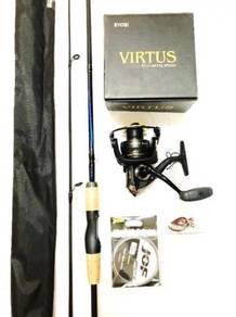 Ryobi jdm virtus reel combo shakespeare conquest