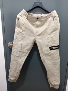 Authentic National Geographic Cargo Pants Beige