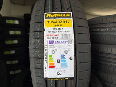 Tayar baru 195 40 17 Rotalla setula S Race 2026