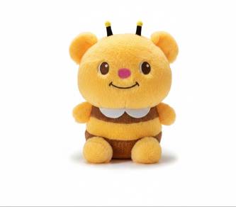 23cm Kawaii Collar Bee Plush Toy