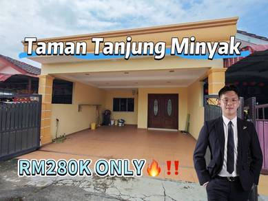 1-storey Terraced House For Sale in Tanjong Minyak,MLK