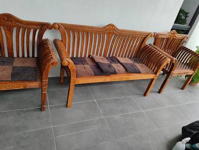 kerusi jati tahan n cantik 