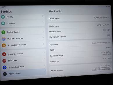 Huawei matepad 11