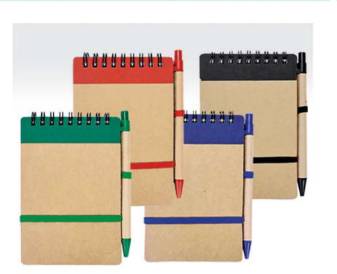 Notebook with pen ENB 4440 ECO