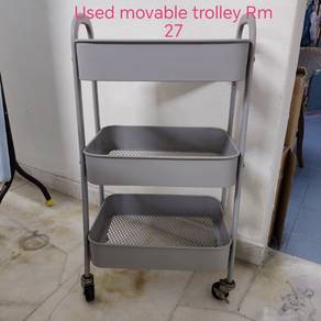 Movable 3 layers tray