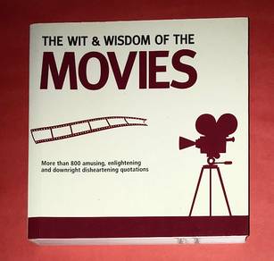 THE WIT & WISDOM OF THE MOVIES BOOK Buku