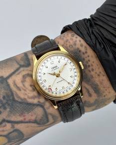 31mm Vintage Oris Gold Date Pointer ref.7458