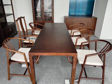 Classic Oriental Wooden Dining/Tea Table Set