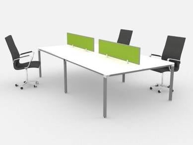 Cluster of 4 Pax Workstation Table (Open Concept)