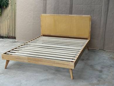 katil queen size (original rattan)