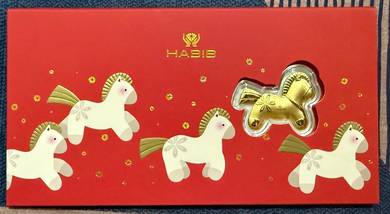 999.9 Gold Wafer Coin (Horse)